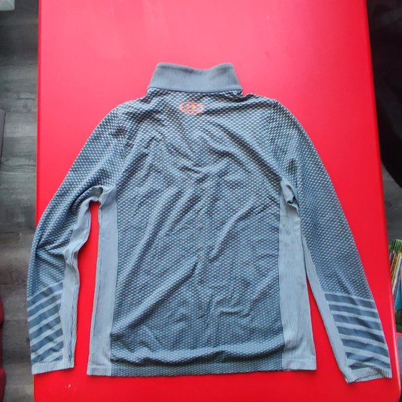 Under Armour sweatshirt grey 1/4 zip up girl youth size L - Picture 4 of 6